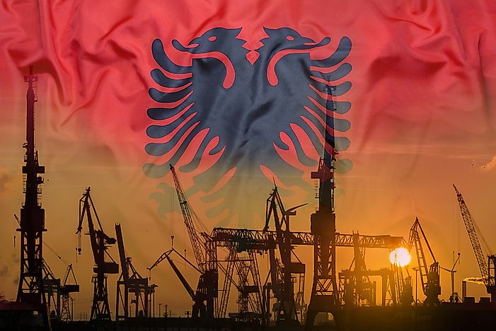 Which Are The Biggest Industries In Albania Worldatlascom - 