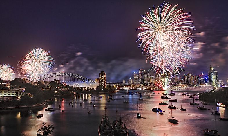 Which Country Is the First to Celebrate New Years? - WorldAtlas.com