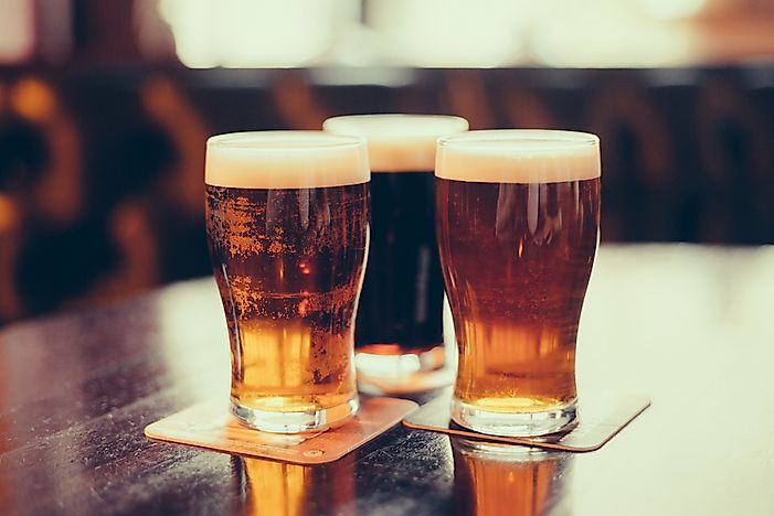 Which Country Drinks The Most Beer Worldatlascom - 