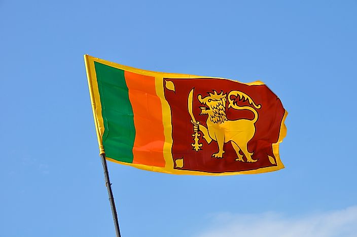 Resultado de imagem para sri lanka flag