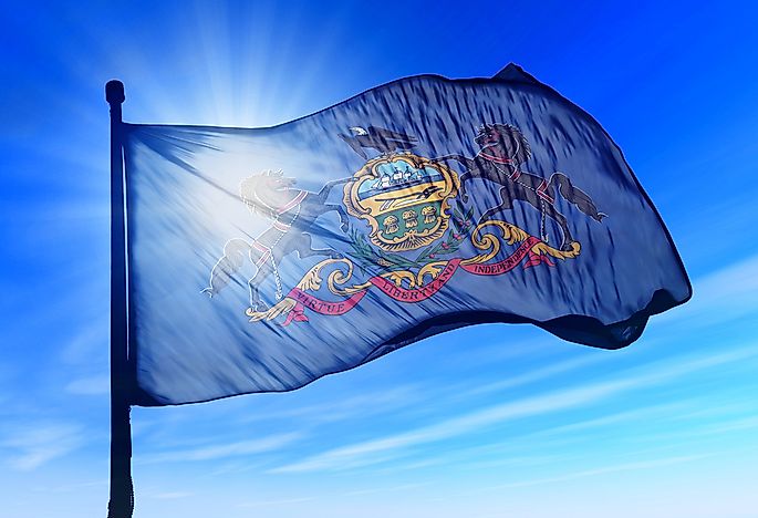 Pennsylvania State Flag - WorldAtlas.com