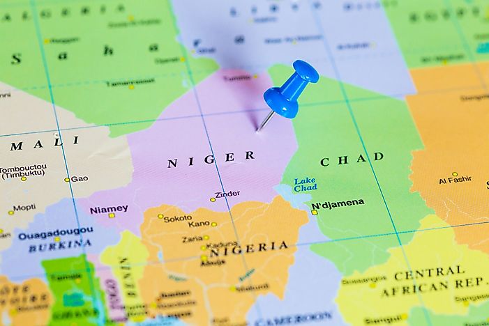 Which Countries Border Niger Worldatlascom - 