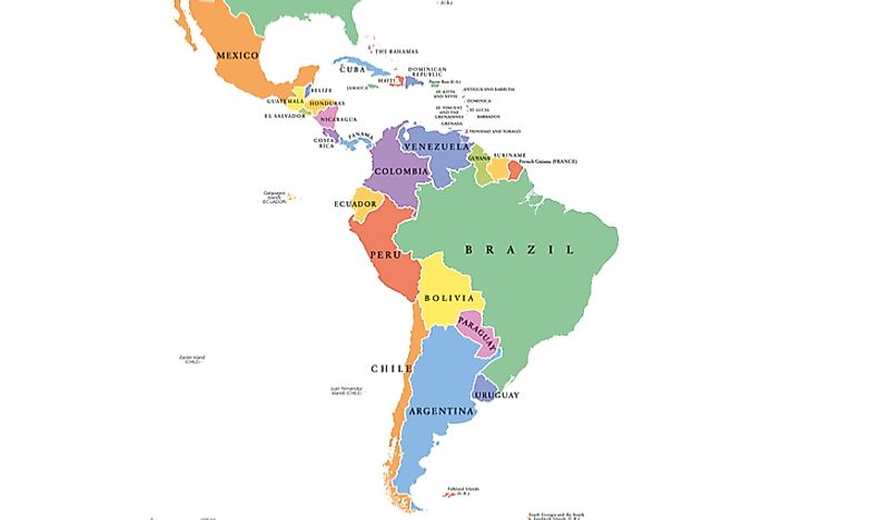 Latin American Countries WorldAtlas