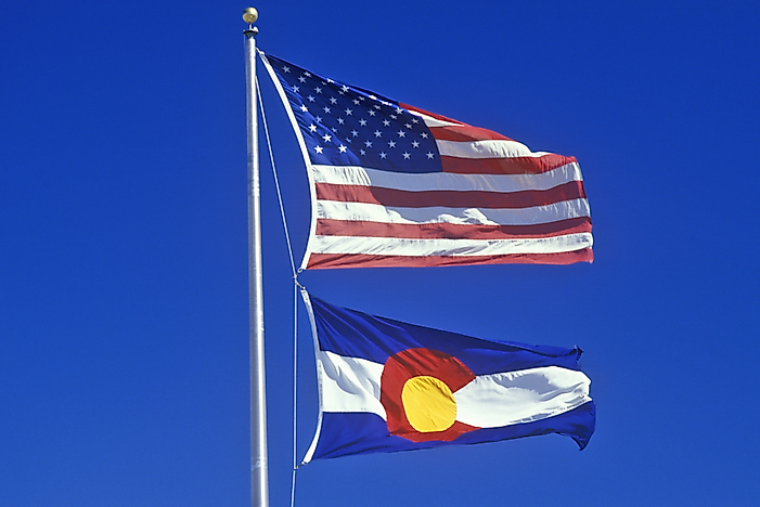 Colorado State Flag - Worldatlas.com