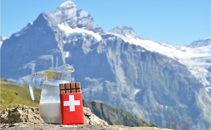 #3 Switzerland Invented Milk Chocolate -  