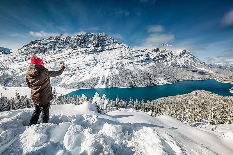 Near Peyto Lake, Banff, Canada.