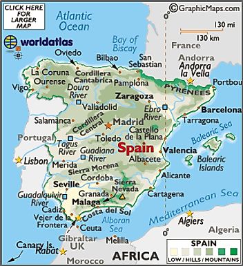 Maps of Spain