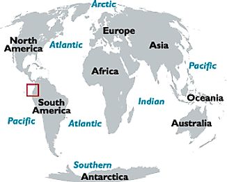 Map of Gulf of Guayaquil, Gulf of Guayquil Facts Location, Bodies of ...