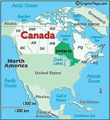 Ontario Map / Geography of Ontario / Map of Ontario - Worldatlas.com