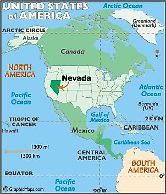 Nevada Map / Geography of Nevada/ Map of Nevada - Worldatlas.com