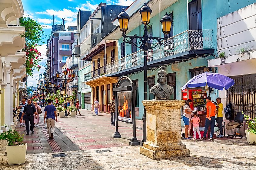 Statue of Bartholomew Columbus in the city center of Santo Domingo, Dominican Republic. Source: Shutterstock/Nick N A