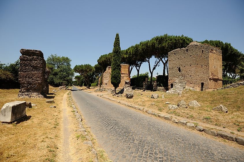 View of a Roman Road.