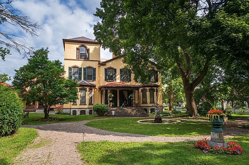 The Seward House Museum in Auburn, New York.