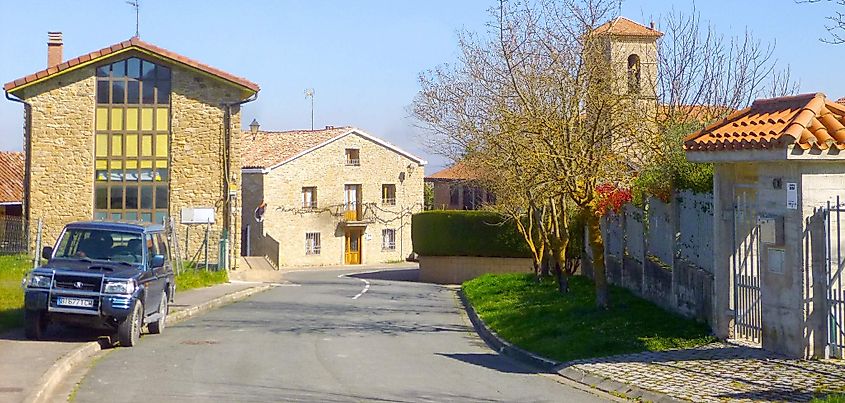 The serene town of Berrostegieta, Álava, Spain