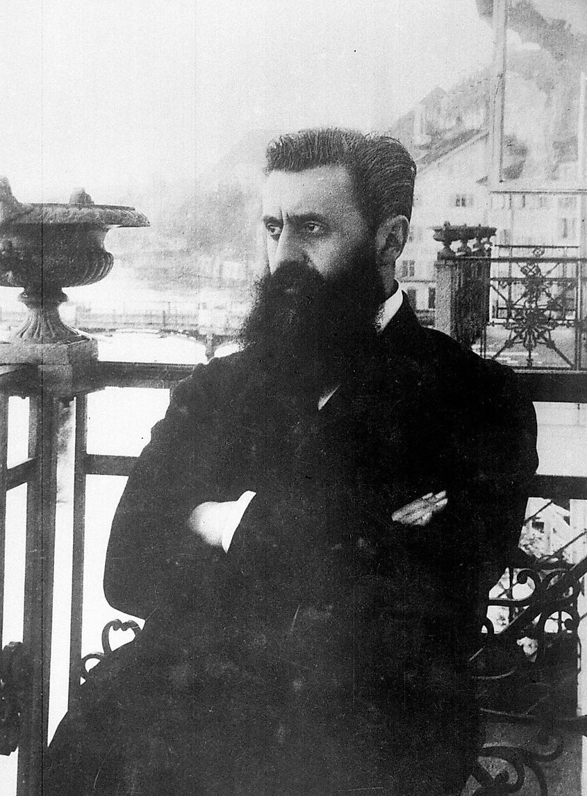 Theodor Herzl is considered a founder of modern Zionism. Source: Wikimedia/Zoltan Kluger