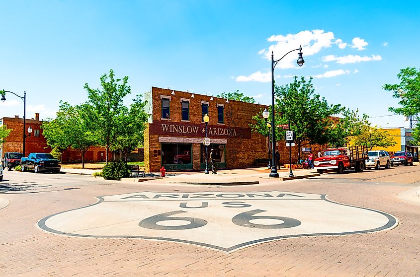 Historic Route 66 in Winslow, Arizona