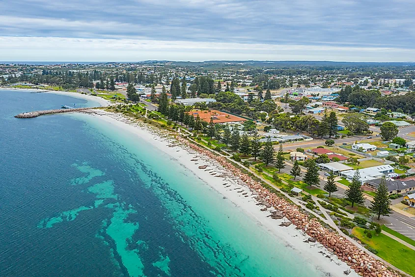 Aerial view of Esperance, Australia