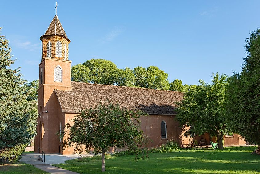 Catholic church in San Luis, Colorado