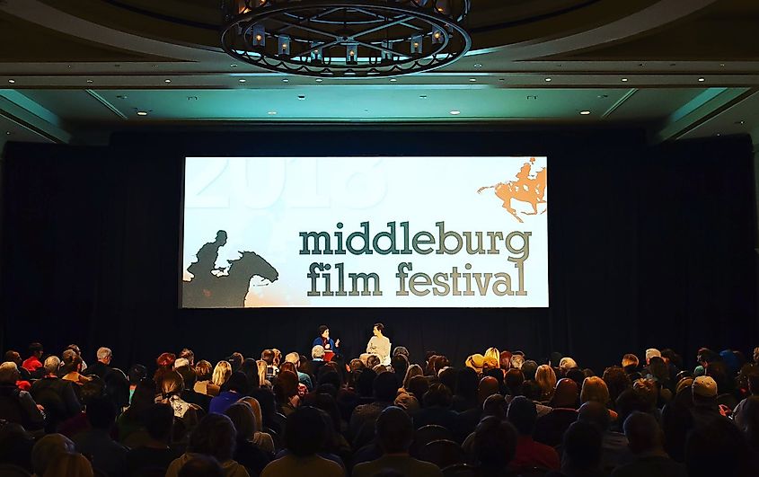 Middleburg Film Festival at the Salamander Resort ballroom, Middleburg, Virginia