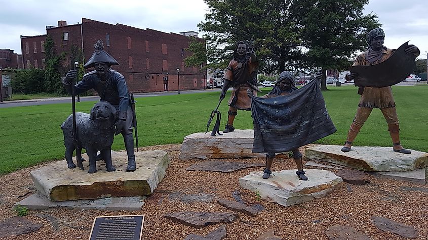 Discovery Sculpture located at the National Quilt Museum in Paaducah, Kentucky