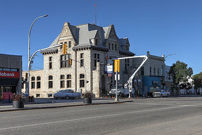 The City Hall in Portage la Prairie, Manitoba