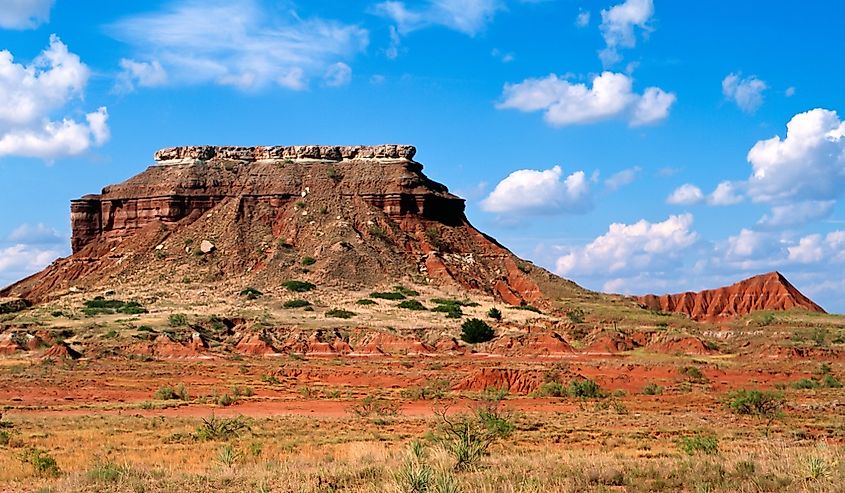 Bluff in the Glass Mountains State Park in NW Oklahoma