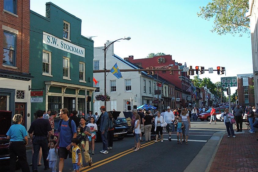 Leesburg Historic District, Area of the original town centered at the junction of U.S. 15 and VA 7 â¢ Boundary increase