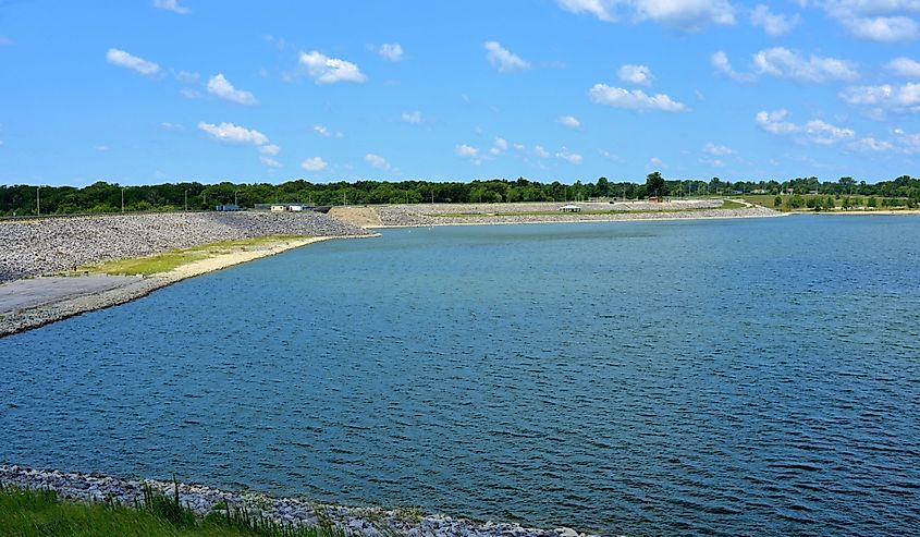 Lake Shelbyville, Illinois lake & dam