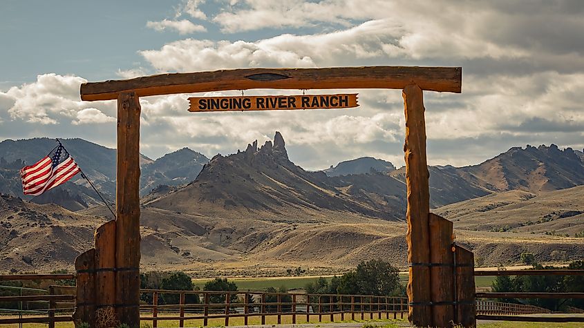 A ranch in Cody, Wyoming.