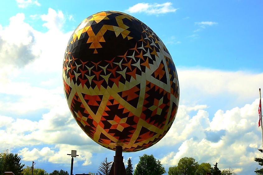 The Vegreville egg, Alberta.