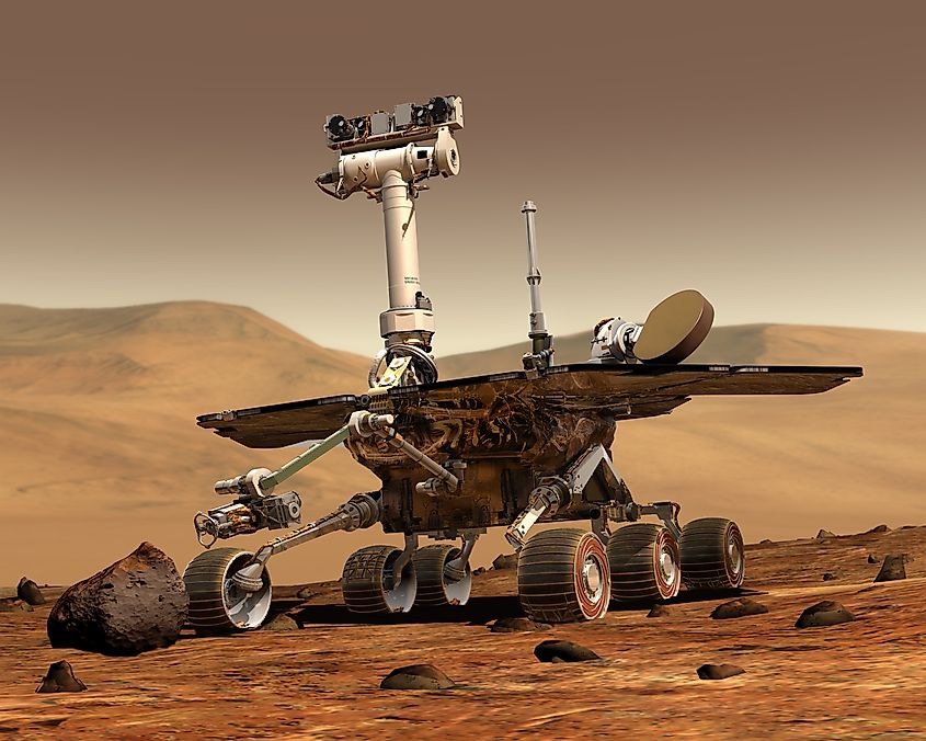 NASA Mars Rover (NASA/JPL/Cornell University, Maas Digital LLC, Public domain, via Wikimedia Commons)