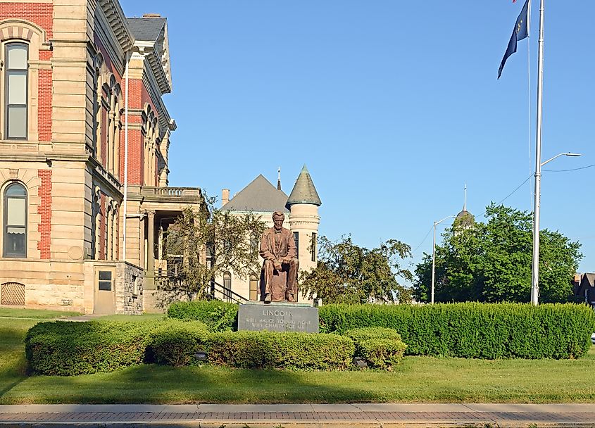 Abraham Lincoln Monument in Wabash, Indiana