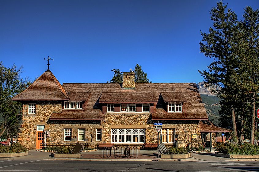 Information Center in Jasper, Alberta.