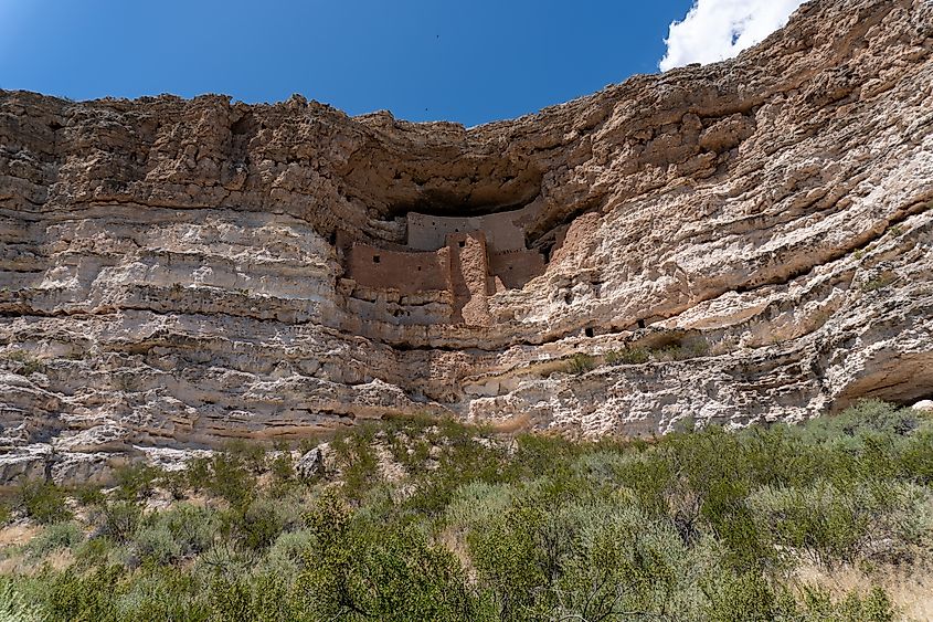 Montezuma Castle National Monument near Camp Verde, Arizona.