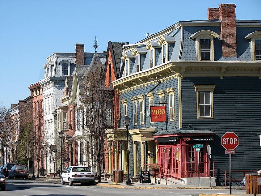 Historic Hudson, New York.