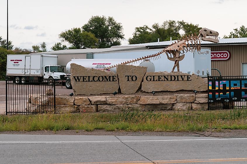 Welcome to Glendive sign in Montana