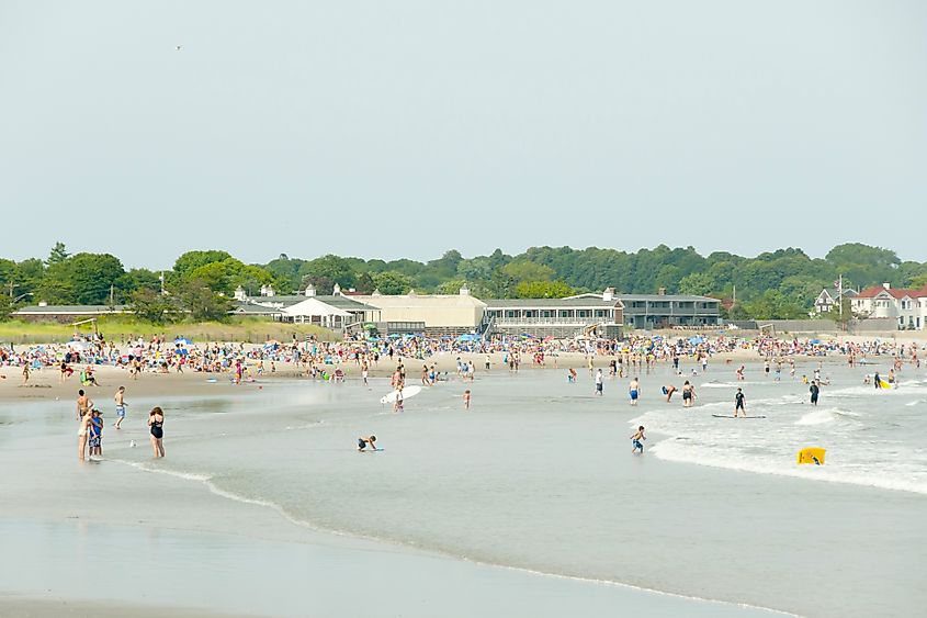 Scarborough Beach in Narragansett, Rhode Island