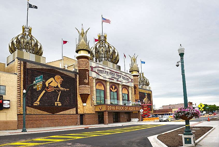 The famous Corn Palace of Mitchell, South Dakota