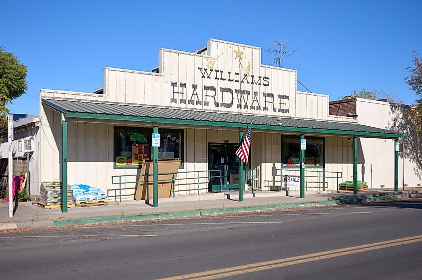 Williams, California. In Wikipedia. https://en.wikipedia.org/wiki/Williams,_California By Frank Schulenburg - Own work, CC BY-SA 4.0, https://commons.wikimedia.org/w/index.php?curid=152395120