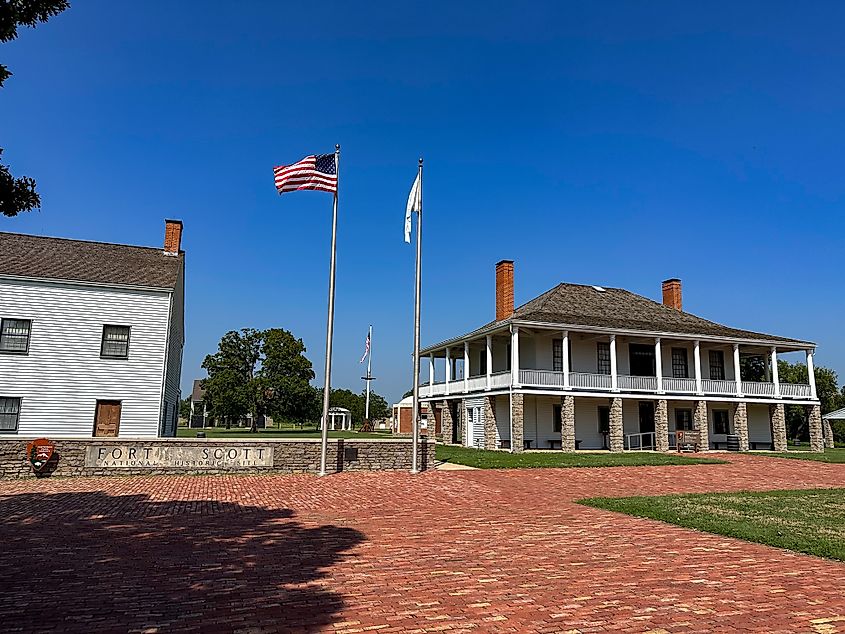 The Fort Scott National Historic Site in Fort Scott, Kansas