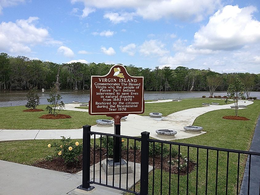 The Virgin Island, located in Pierre Part, Louisiana