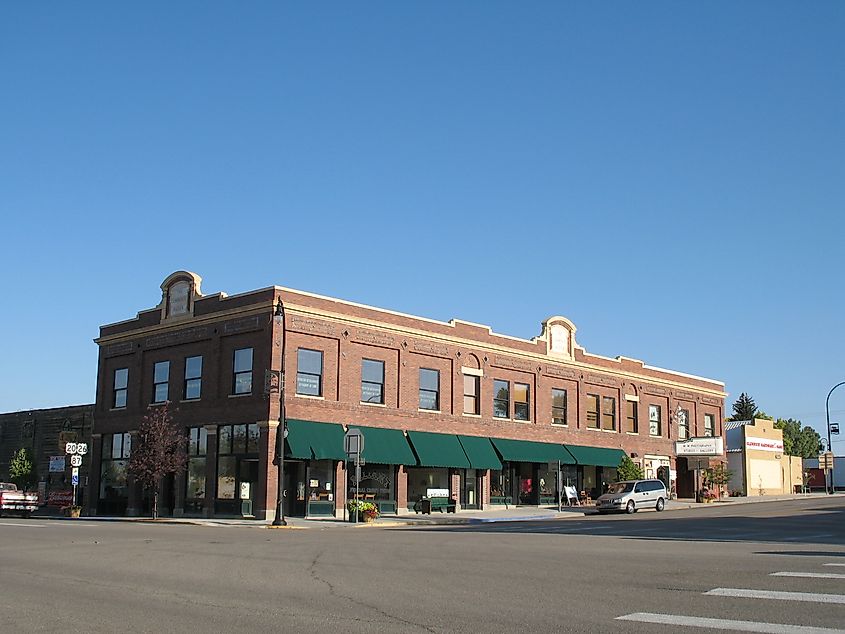 Commerce Block commercial building in Glenrock, WY