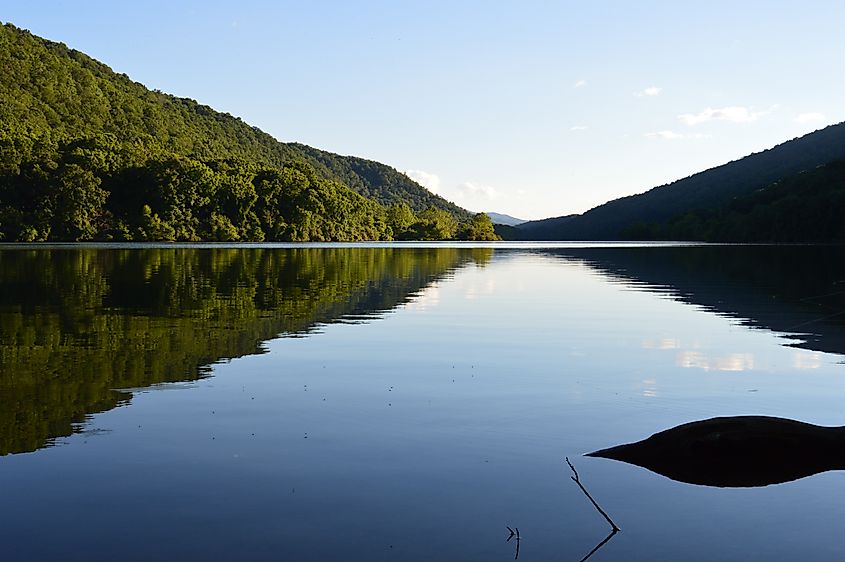 Lake Moomaw, Bath County, Virginia.