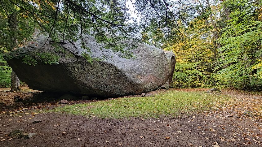 Madison Boulder in Madison, New Hampshire