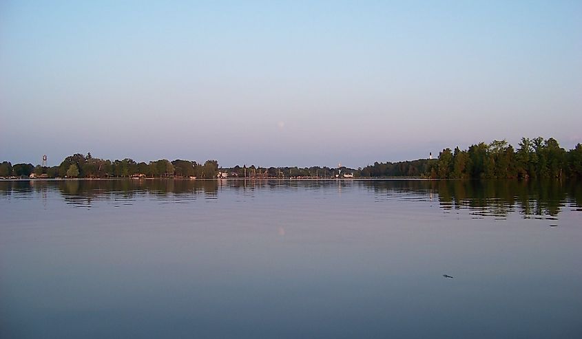 Evening Dawning on the Oconto River