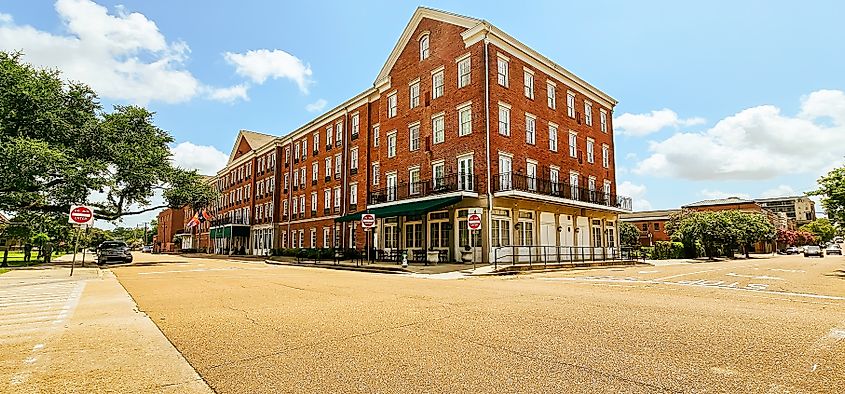 The Natchez Grand Hotel in Natchez, Mississippi.