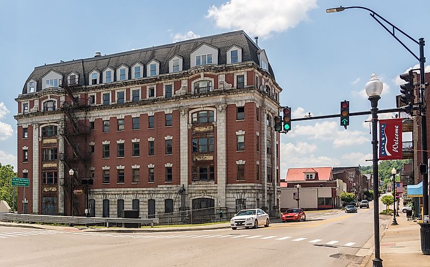 Abandoned Willard Hotel in Grafton, West Virginia