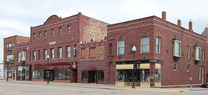 Historic buildings in Pipestone, Minnesota