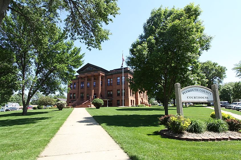 Plymouth County Courthouse in Le Mars, Iowa