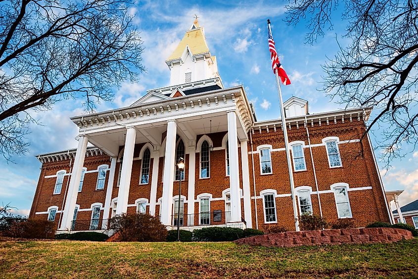 Price Memorial Building at University of North Georgia in Dahlonega, Georgia